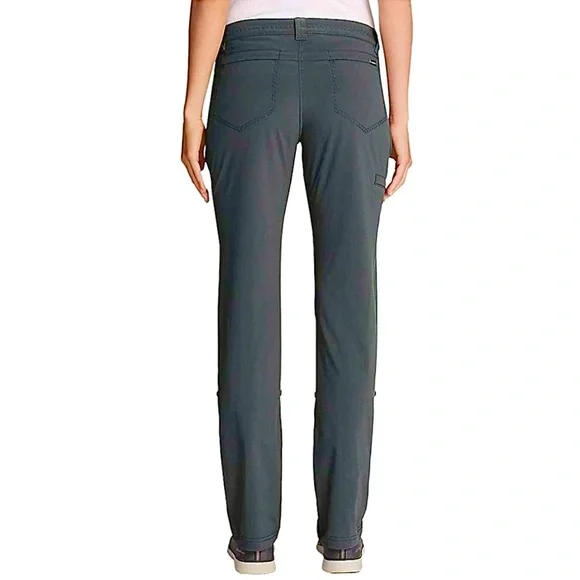 Eddie Bauer Horizon Roll Up Travex Straight Leg Pants Sz 12 - Picture 6 of 14